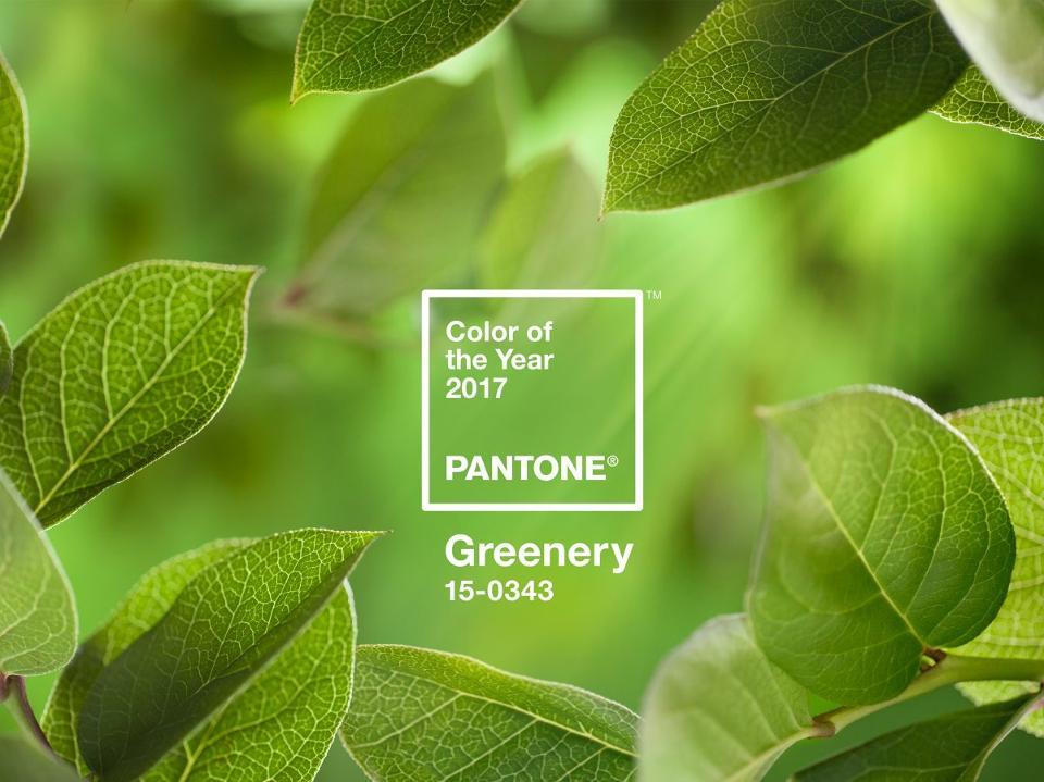 20170118 PANTONE Greenery
